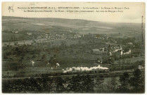 Bouchevilliers. La Cornaillerie-La Route de Dieppe à Paris-Le Moulin (ancien Prieuré)-Le Haras-L'Epte (très poissonneuse)-Le train de Dieppe à Paris.