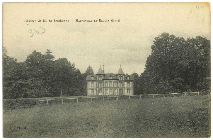 Manneville-la-Raoult. Château de M. de Brothonne.