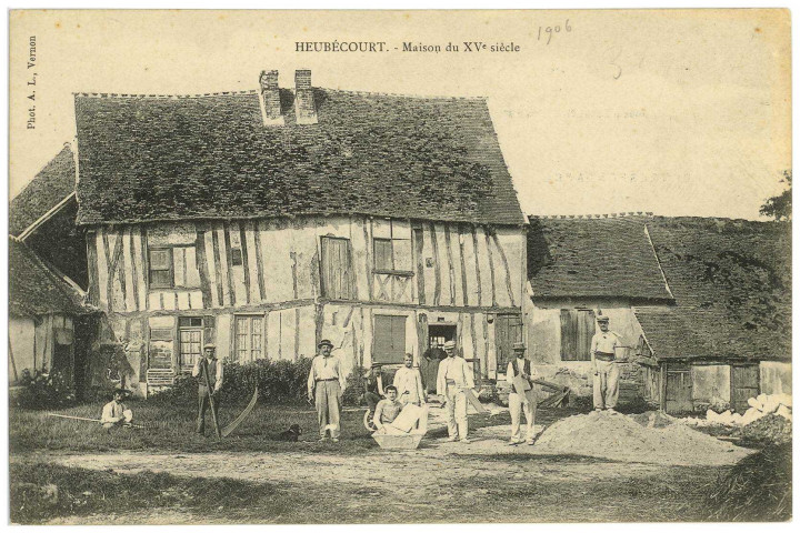 Heubécourt. Maison du XVe siècle.