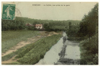 Conches-en-Ouche. La Vallée, vue prise de la Gare.