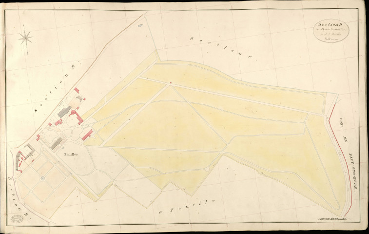 Ménilles. Section D _ du Château de Menilles _ 1re de 2 Feuilles
