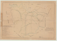 Carte routière des routes roiales et départementales de l'Eure