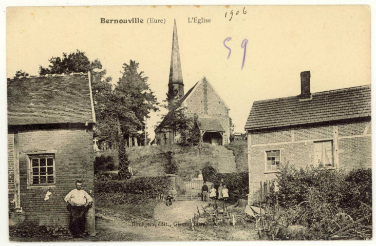 Bernouville. L'Eglise.