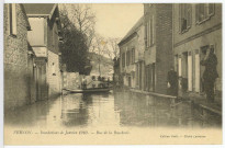 Vernon-Ville. Inondations de Janvier 1910. - Rue de la Boucherie.