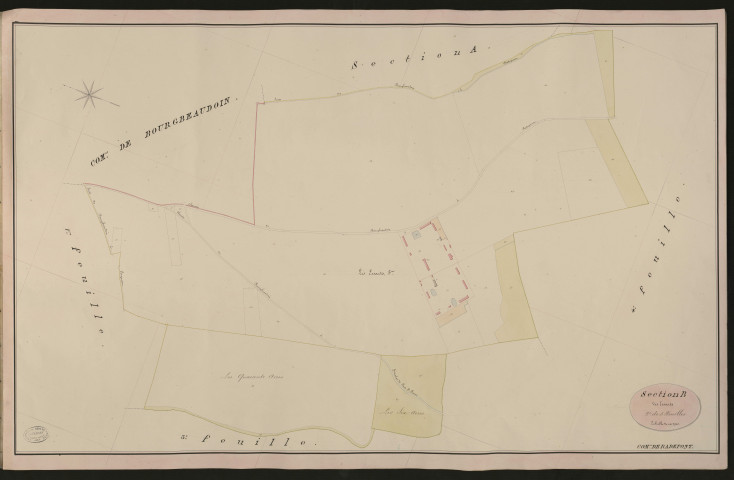 Radepont. Section B _ des Essarts _ 2e de 5 Feuilles