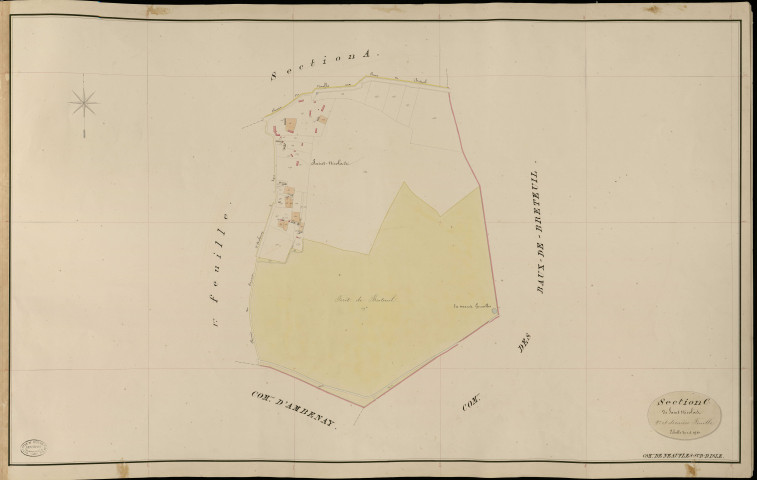 Neaufles-sur-Risle. Section C _ de St Nicolas _ 2e et dernière Feuille