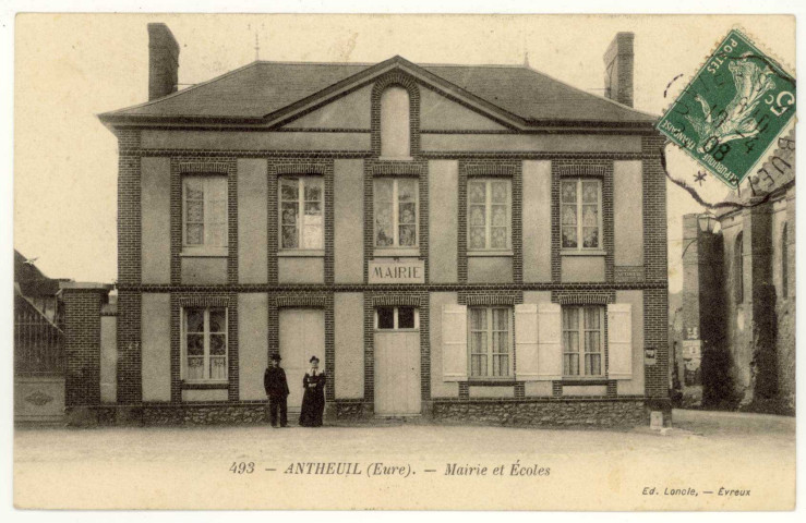 Autheuil. Mairie et Ecole.