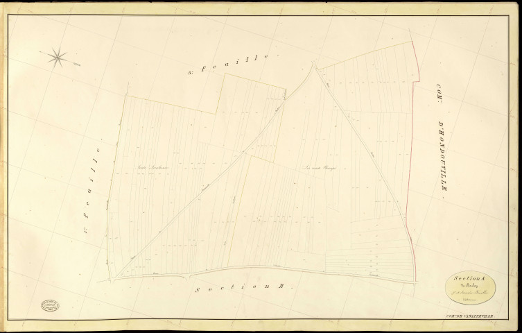 Canappeville. Section A _ du Boulay _ 4e et dernière Feuille