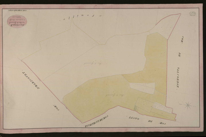 Heubécourt. Section B _ des Bois de Grumesnil _ 2e et dernière Feuille