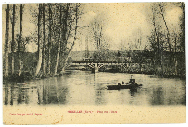 Ménilles. Pont sur l'Eure.