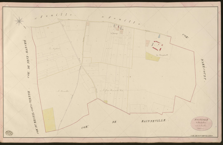 Bouchevilliers. Section A _ de Bouchevilliers _ 2e de 4 Feuilles