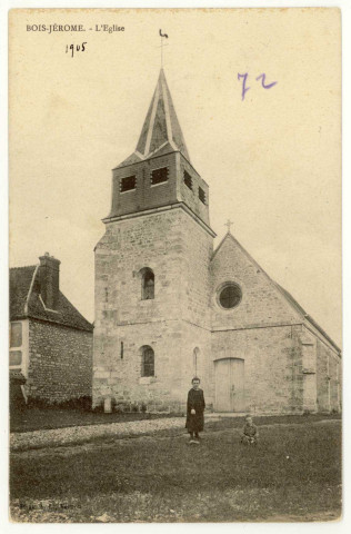 Bois-Jérôme-Saint-Ouen. L'Eglise.