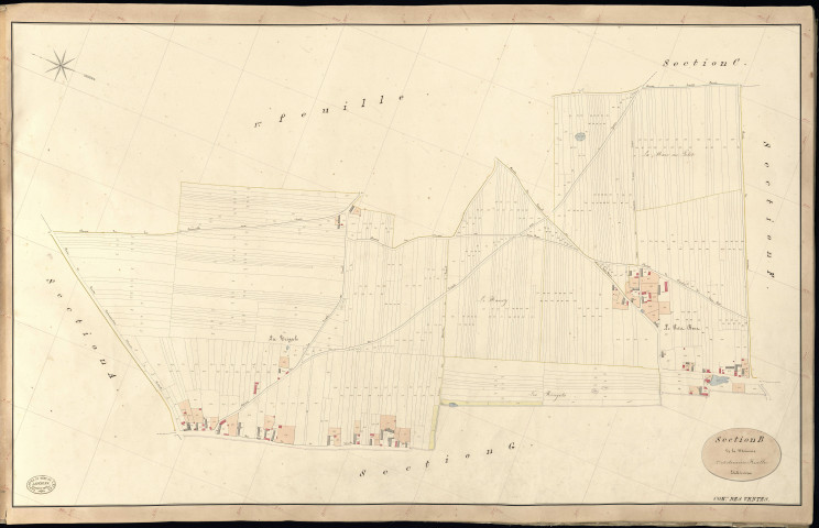 Ventes (Les). Section B _ de la Moinerie _ 2e et dernière Feuille