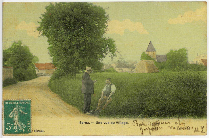 Serez. Une vue du Village.