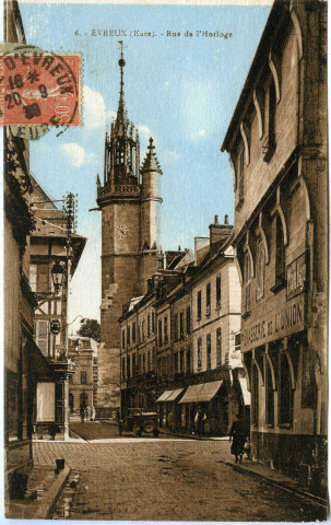 Evreux-Ville. Rue de l'Horloge.