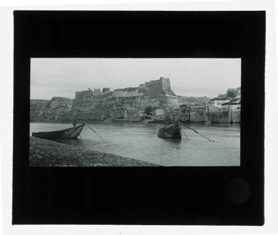 Barques sur l'Oronte à Antioche (Turquie).