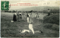 Divers. A travers la Normandie. - Récolte des Foins - Après la Collation, quelque distraction.
