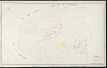 Saint-Aquilin-d'Augeron. Section B _ des Mesnils _ 1ère de 2 feuilles _ Echelle de 1 à 2500