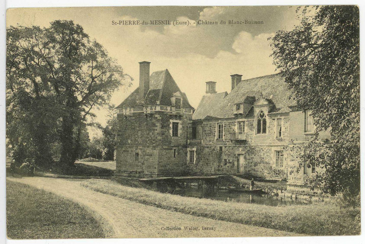 Saint-Pierre-du-Mesnil. Château du Blanc-Buisson.