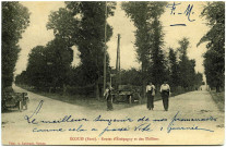 Ecouis. Route d'Etrepagny et des Thilliers.