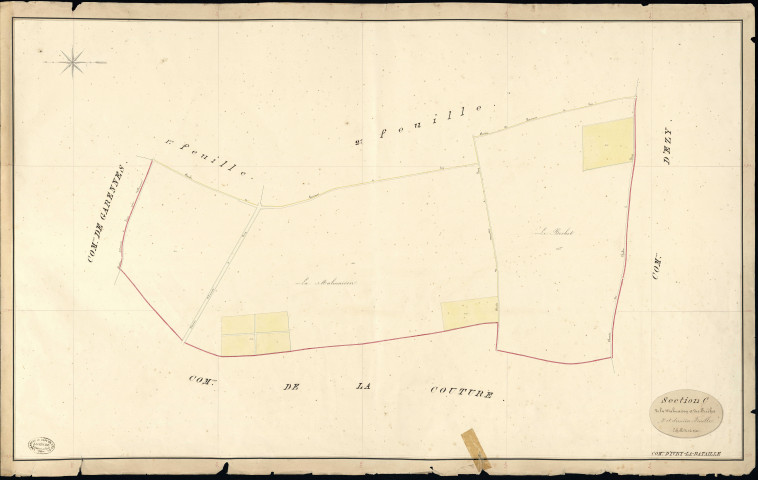 Ivry-la-Bataille. Section C _ de la Malmaison et des Friches _ 3e et dernière Feuille