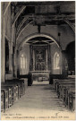 Jouy-sur-Eure. Intérieur de l'Eglise (XVe siècle).
