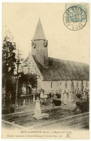 Baux-de-Breteuil (Les). L'Eglise (XIe. Siècle).