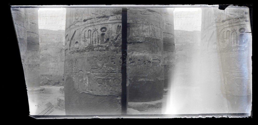 Vestiges de temple égyptien.