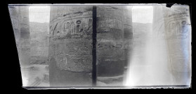 Vestiges de temple égyptien.