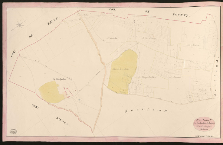 Civières. Section C _ du Bois Gauthiev et des hommes _ Feuille Unique