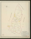 Mélicourt. Tableau d'assemblage du Plan Parcellaire de la Commune de Mélicourt _ Canton de Broglie - Bernay - Eure. _ Terminé sur le terrain le 8 septembre 1831 sous l'administration _ de Mr Passy, Préfet _ Mr Puchet, Maire _ et sous la direction _ de Mr Marel, directeur des Contributuions directes _ Mr Lefébure, géomètre en chef. _ Par Mr Canu, Géomètre de 1ère classe _ Echelle de 1 à 10,000