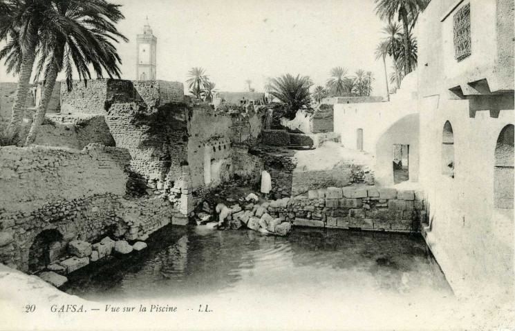 GAFSA. - Vue sur la Piscine