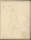 Faverolles-la-Campagne. Tableau d'assemblage _ du Plan Parcellaire de la Commune de Faverolles _ Canton de Conches - Evreux - Eure. _ Terminé sur le Terrain le 28 Mars 1859 , sous l'administration de M. Javier, Préfet _ M. Beuselin, Maire _ sous la Direction de M. Masson, Directeur des Contributions directes _ M. Le Fébure, Géomètre en Chef. _ Par M. Lenglet, Géomètre de 1re classe.