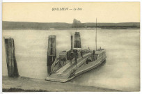 Quillebeuf-sur-Seine. Le Bac.