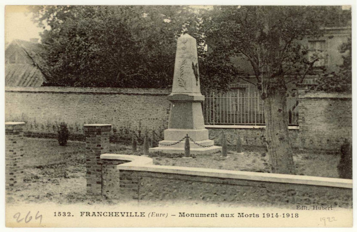 Francheville. Monument aux Morts 1914-1918.