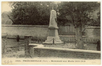 Francheville. Monument aux Morts 1914-1918.