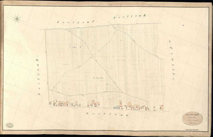 Ventes (Les). Section F _ du haut Bois _ 1re de 2 Feuilles