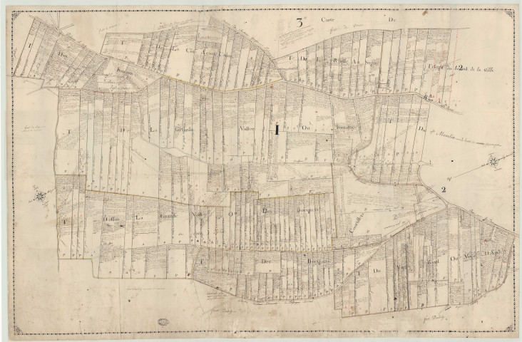 Notre-Dame-de-L'Isle - Atlas. Cartes du marquisat de Clère-Panilleuse. *