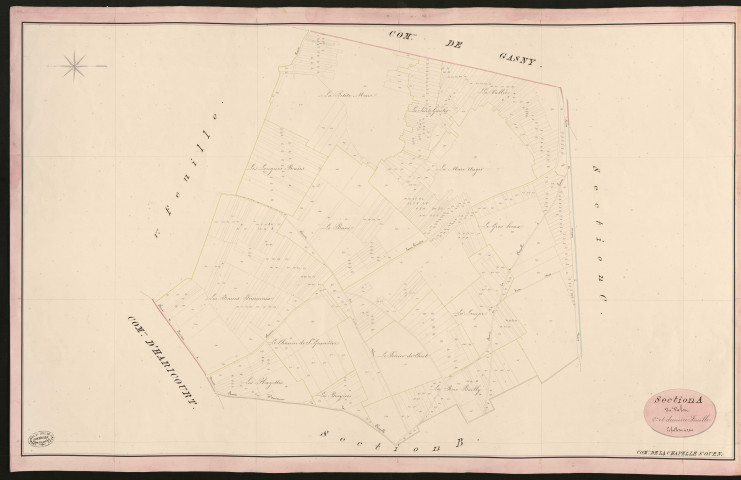 Chapelle-Saint-Ouen (La). Section A _ du Valot _ 2e et dernière Feuille