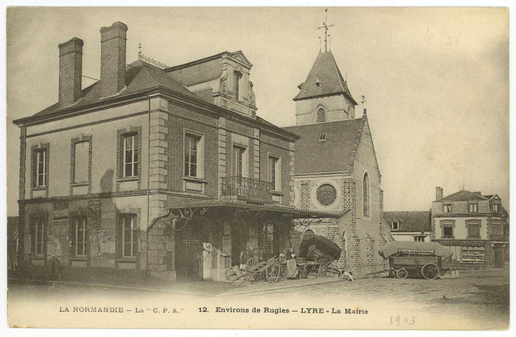 Neuve-Lyre (La). La Mairie.