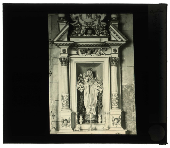 Église de Giverville (Eure), autel-retable.