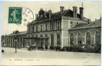 Evreux-Ville. La Gare.