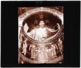 Christ Pantocrator dans l'abside de la cathédrale de Monreale (Sicile)