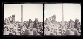 Obélisque de Thoutmosis Ier à Louxor (Égypte).