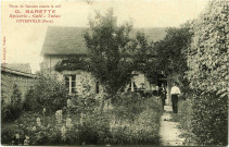 Cuverville. Poste de Secours contre la soif G. Barette. - Epicerie. - Café. - Tabac.