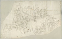 Corneuil - 1- "Première carte de Corneuil depuis le chemin de Paris et comprend toute la partie vers La Neuville". * 2- "Seconde carte du plan de Corneuil à partir du Chemin de Paris et comprend toute la partie vers Pommereuil". *