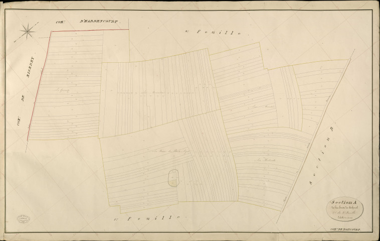 Boncourt. Section A _ de la sente de Cocherel _ 2e de 3 Feuilles