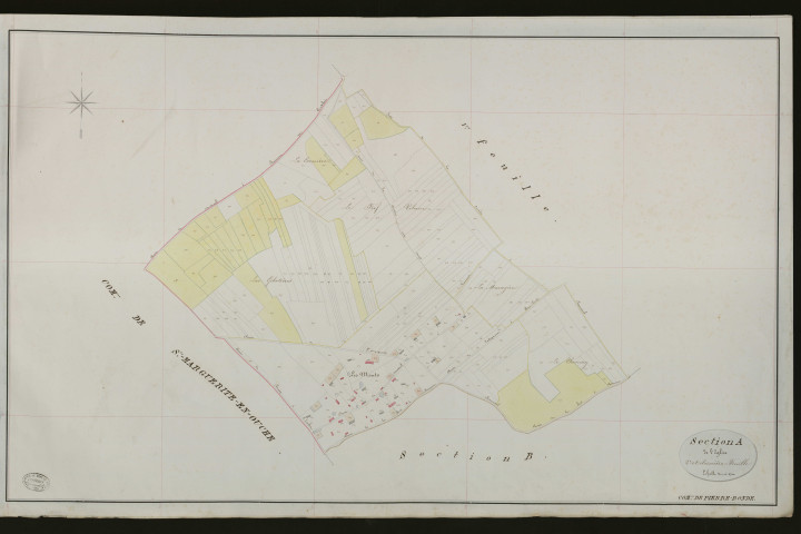 Pierre-Ronde. Section A _ de l'Eglise _ 2e et dernière Feuille