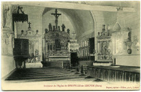 Epreville-en-Lieuvin. Intérieur de l'Eglise de Epreuville-en-Lieuvin.
