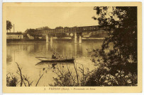 Vernon-Ville. Promenade en Seine.